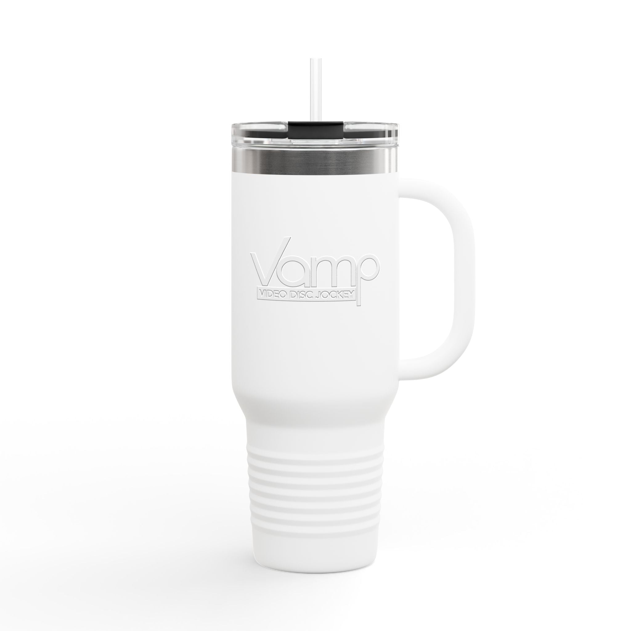"DJ VAMP" 🎧Insulated Travel Mug - 40oz | Perfect for Music Lovers & On-the-Go Refreshments